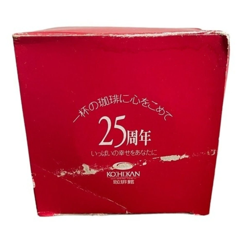 Coffee House 25th Anniversary Cup Saucer Set Japanese Souvenir Japan Import NIB - Picture 6 of 6
